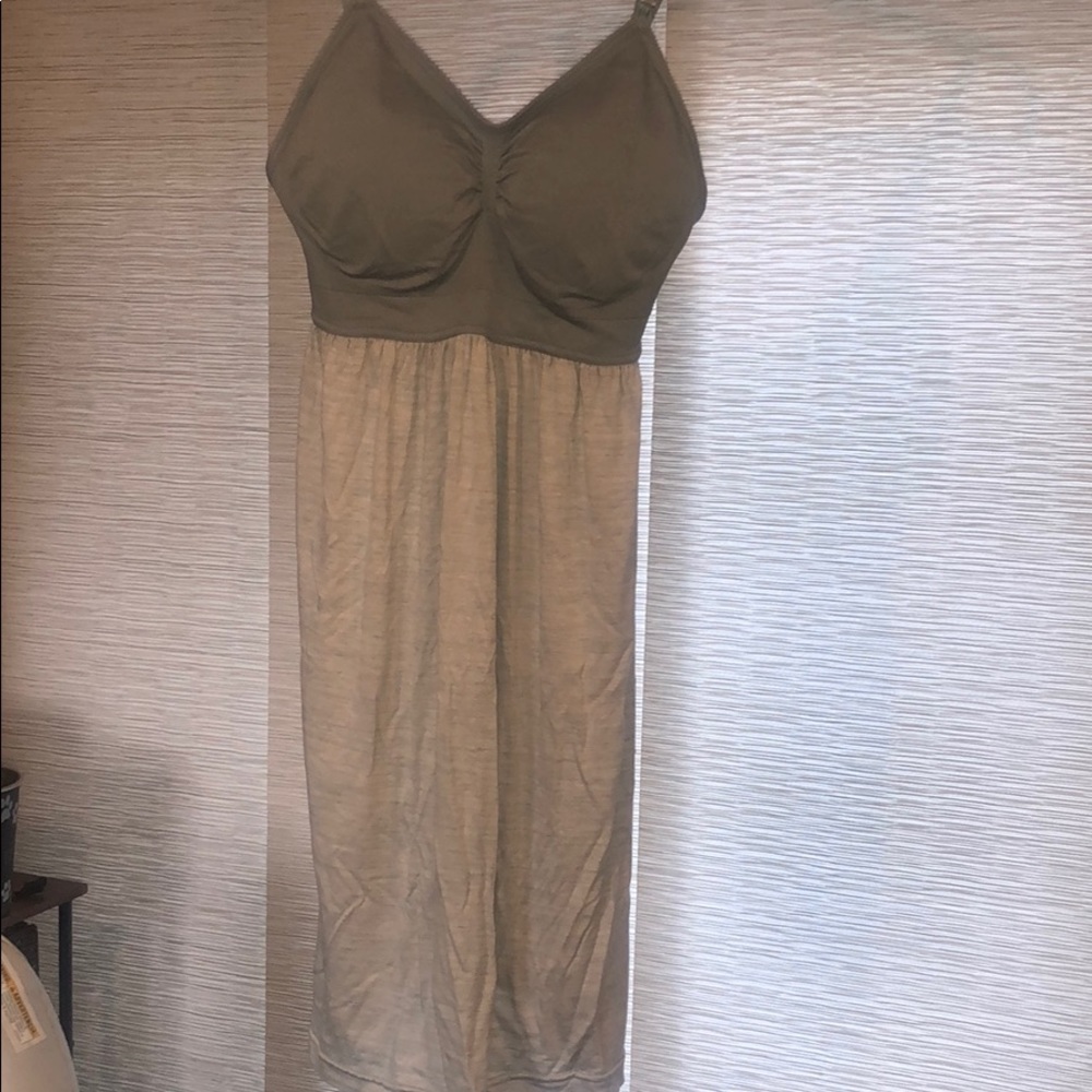 NWT maternity nightgown ice blue ish grey color